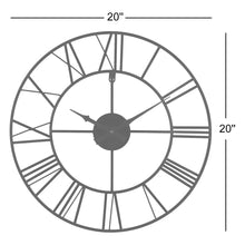 Load image into Gallery viewer, 20&quot; Fraley Metal Wall Clock