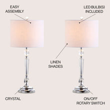 Load image into Gallery viewer, Franklyn Crystal Table Lamp (Set of 2)