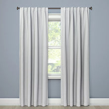 Load image into Gallery viewer, 95&quot;Room Darkening Small Check Window Curtain Panels (Set of 2) - Threshold™