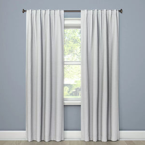 95"Room Darkening Small Check Window Curtain Panels (Set of 2) - Threshold™
