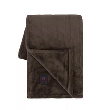 Load image into Gallery viewer, 50&quot;x60&quot; Cozy Heated Throw Blanket Brown - Brookstone