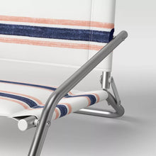 Load image into Gallery viewer, Cushioned Sand Chair with Carry Strap Striped - Threshold™