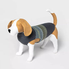 Load image into Gallery viewer, Fairisle Stripe Cool Colorway Dog and Cat Sweater - Gray - Boots &amp; Barkley™