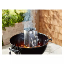 Load image into Gallery viewer, Weber Rapidfire Chimney Starter: Aluminized Steel, Heat-Resistant, No Assembly Required