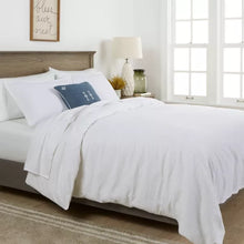 Load image into Gallery viewer, Full/Queen Washed Waffle Weave Duvet Cover &amp; Sham Set - Threshold™