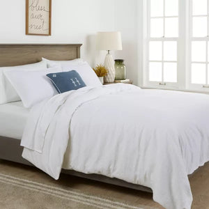 Full/Queen Washed Waffle Weave Duvet Cover & Sham Set - Threshold™