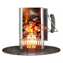 Load image into Gallery viewer, Weber Rapidfire Chimney Starter: Aluminized Steel, Heat-Resistant, No Assembly Required