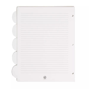 U Brands 5ct Tab Dividers - Cottage Core