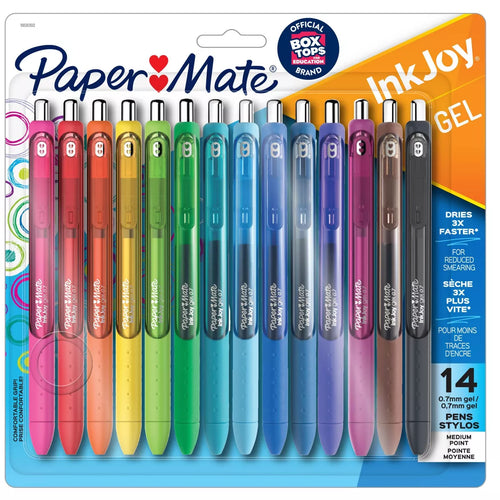 Paper Mate Ink Joy 14pk Gel Pens 0.7mm Medium Tip Multicolored