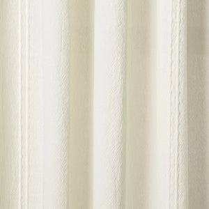 84" Tonal Texture Curtain Panel Sour Cream (Set Of 2) - Hearth & Hand™ with Magnolia