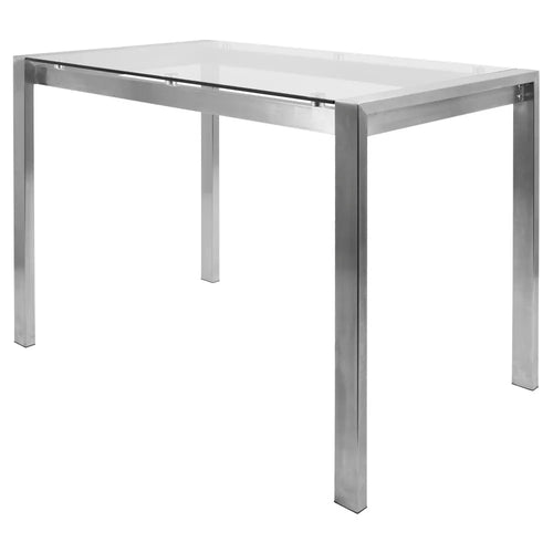 Counter Height Table Stainless Steel - LumiSource