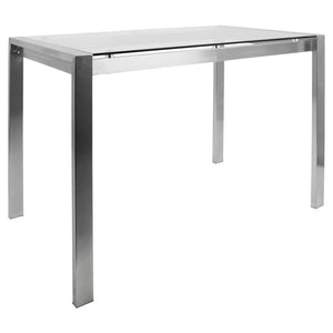 Counter Height Table Stainless Steel - LumiSource