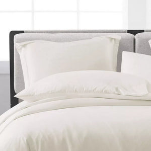 2pc Twin/Twin XL Heritage Solid Duvet Cover Set Ivory - Cannon
