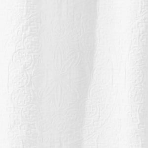 Matelasse Medallion Shower Curtain White - Threshold™