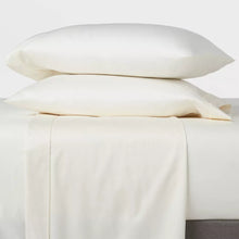 Load image into Gallery viewer, Queen 4pc 500 Thread Count Tri-Ease Solid Sheet Set Ivory - Threshold™