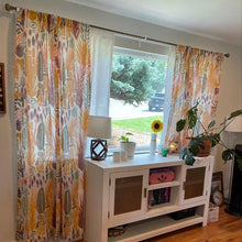 Load image into Gallery viewer, 95&quot;L Sheer Burnout Window Curtain Panels (Set of 2) - Opalhouse