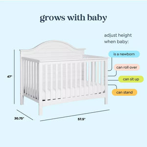 Carter's by DaVinci Nolan 4-in-1 Convertible Crib, White