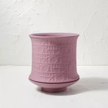 Load image into Gallery viewer, Ceramic Embossed Pattern Planter Matte Purple - Opalhouse™ designed with Jungalow™
