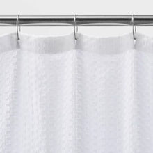 Load image into Gallery viewer, Waffle Shower Curtain - Casaluna™ WHITE