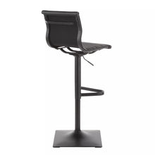 Load image into Gallery viewer, 26&quot;-34&quot; Adjustable Masters Contemporary Barstool Black - LumiSource
