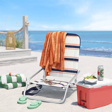 Load image into Gallery viewer, Cushioned Sand Chair with Carry Strap Striped - Threshold™