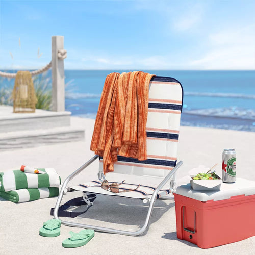 Cushioned Sand Chair with Carry Strap Striped - Threshold™