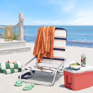 Cushioned Sand Chair with Carry Strap Striped - Threshold™