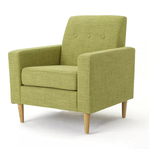Sawyer Mid Century Modern Club Chair Muted Green - Christopher Knight Home