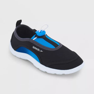 Speedo Junior Boys' Surfwalker Water Shoes - Black/Blue 13-1