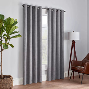 63" Blackout Rowland Curtain Panel (Set of 2) - Eclipse