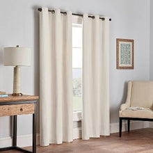 Load image into Gallery viewer, 84&quot;L Blackout Windsor Curtain Panels (Set of 2) - Eclipse