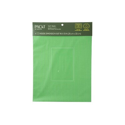 Packt by Scotch™ Soft Mailer, 9.87 in x 13 in, 4 Pack