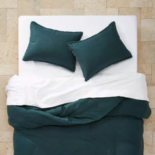 Load image into Gallery viewer, King 3pc Heavyweight Linen Blend Duvet Cover &amp; Pillow Sham Set - Casaluna™