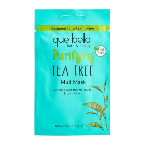 18ct Que Bella Purifying Tea Tree Mud Mask - 0.5oz