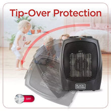 Load image into Gallery viewer, BLACK+DECKER Personal Ceramic Indoor Heater Black - Imperfect