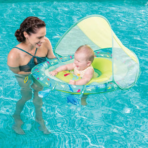 Swimways Sun Canopy Spring Float with Hyper-Flate Valve - Splash N Play