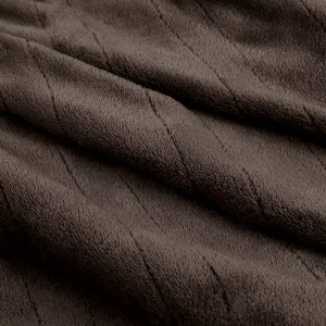50"x60" Cozy Heated Throw Blanket Brown - Brookstone