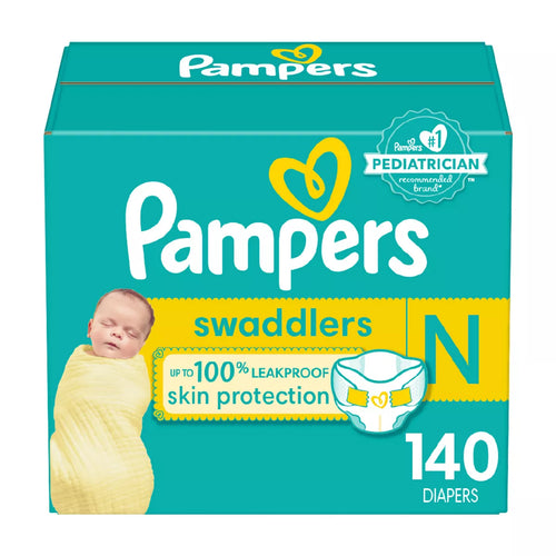 Auction Pampers Swaddlers Active Baby Diapers - Newborn 140 Count