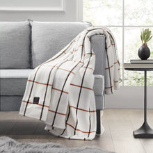 Load image into Gallery viewer, 50&quot;x60&quot; Cozy Heated Throw Blanket Camel Window Pane- Brookstone