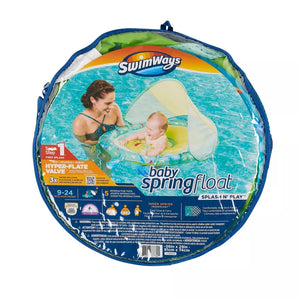 Swimways Sun Canopy Spring Float with Hyper-Flate Valve - Splash N Play