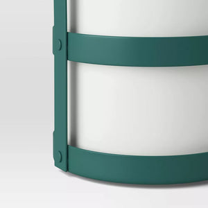 Silo Outdoor Lantern with Handle Teal Green - Project 62™