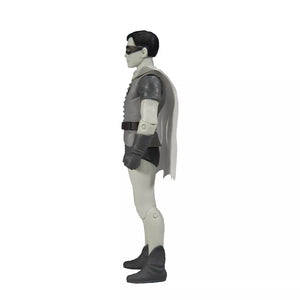 McFarlane Toys DC Retro Batman 66 6" Figure - Robin (Black and White TV Variant)