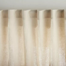 Load image into Gallery viewer, 96&quot; Exclusive Home Solano 100% Linen Light Filtering Curtain Panel (Set Of 2)