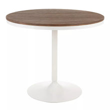 Load image into Gallery viewer, Dakota Industrial Round Dining Table White/Brown - LumiSource