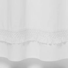 Load image into Gallery viewer, Macramé Fringe Shower Curtain Cream - Threshold™