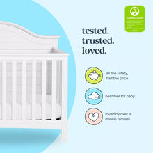 Load image into Gallery viewer, Carter&#39;s by DaVinci Nolan 4-in-1 Convertible Crib, White