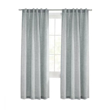 Load image into Gallery viewer, 84&quot;L Gladstone Light Filtering Back Tab Curtain Panels (Set of 2) - Habitat