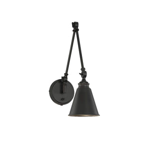 Savoy House Morland 1 - Light Swing Arm Lamp in Matte Black