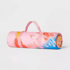 72" x 60" Spiral Tie Dye Picnic Blanket - Sun Squad™