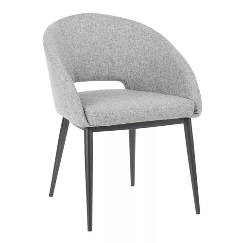Renee Contemporary Chair Black/Gray - Lumisource